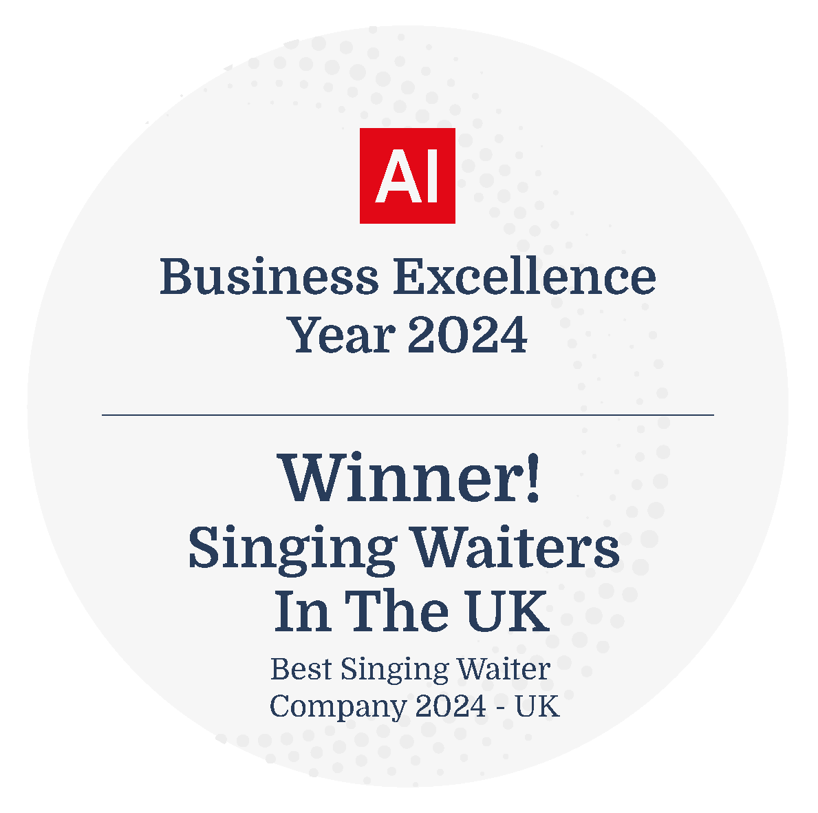 Best Singing Waiter Company in the UK 2024
